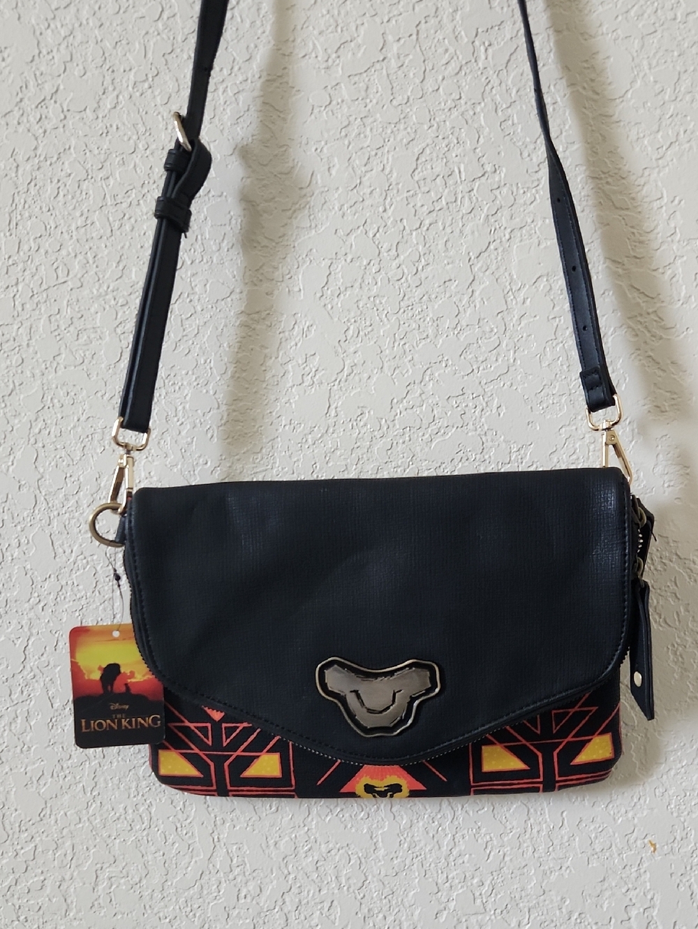 Disney The Lion King Fold over Crossbody Wristlet Handbag Purse Bioworld